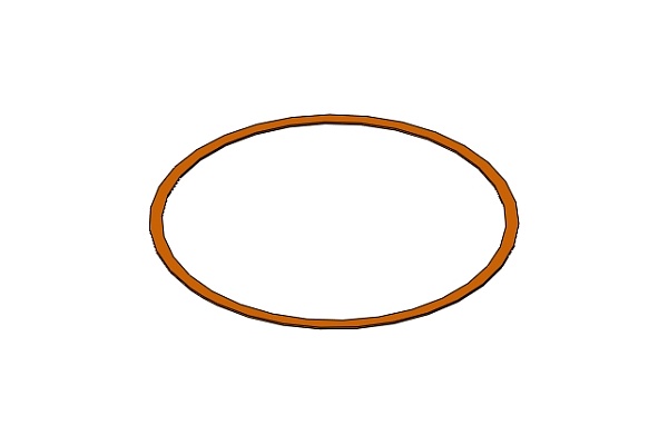 FIBER GASKET 87X81X0,5 